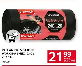 Selgros Paclan big & strong worki na śmieci oferta