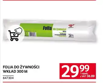 Selgros Folia do żywności wkład 300 m oferta