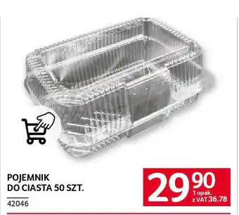 Selgros Pojemnik do ciasta oferta