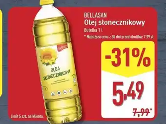 ALDI Olej słonecznikowy Bellasan oferta