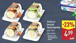 ALDI Ser twarogowy rolowany z ananasem i migdałami Primello oferta