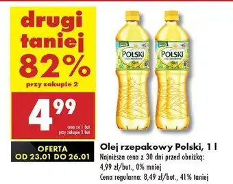 Biedronka Olej rzepakowy Polski oferta