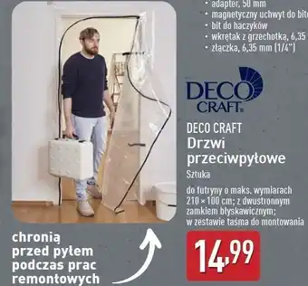 ALDI Drzwi przeciwpyłowe Deco Craft oferta