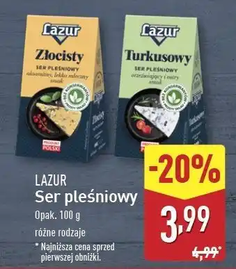 ALDI Ser turkusowy Lazur oferta