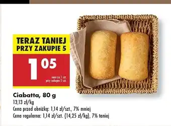 Biedronka Ciabatta oferta