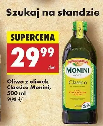 Biedronka Oliwa z oliwek extra vergine Monini Classico oferta