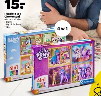 Netto Puzzle 4in1 my little pony Clementoni oferta