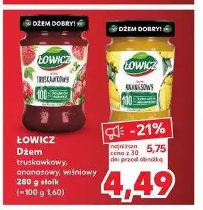 Kaufland Dżem ananasowy Łowicz oferta