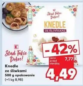 Kaufland Knedle ze śliwkami K-classic oferta