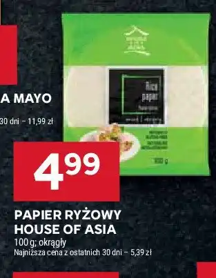 Stokrotka Papier ryżowy okrągły House of asia oferta