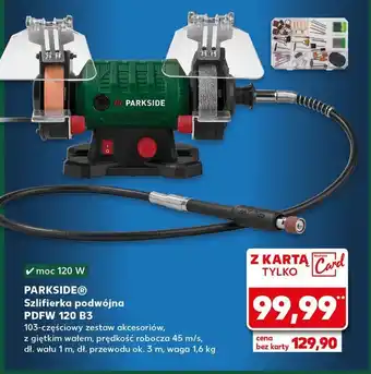 Kaufland Szlifierka podwójna 120 b3 Parkside oferta