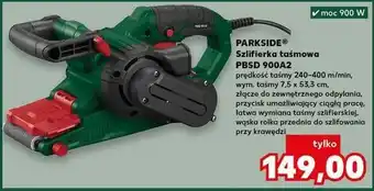 Kaufland Szlifierka taśmowa pbsd 900a2 Parkside oferta