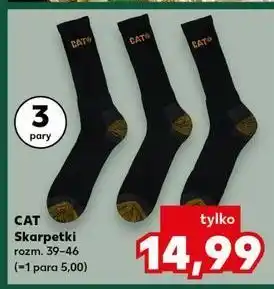 Kaufland Skarpety męskie 39-46 Cat oferta