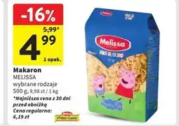 Intermarche Melissa Pasta Kids Peppa Pig Makaron 500 g oferta