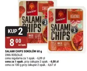 bi1 Sokołów Salami chips klasyczne 60 g oferta