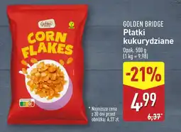 ALDI Płatki kukurydziane Golden Bridge oferta