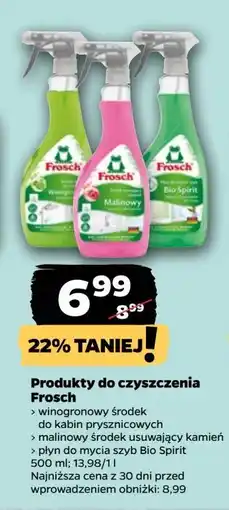 Netto Spray do mycia szyb bio spirit Frosch oferta