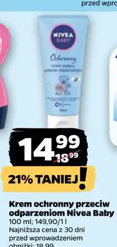 Netto Krem kojący przeciw odparzeniom Nivea Baby Ochronny oferta