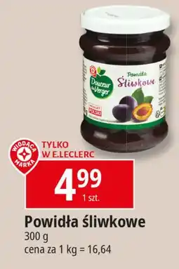 E.Leclerc Powidła śliwkowe Wiodąca Marka Mamie Doceur oferta