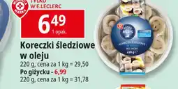 E.Leclerc Koreczki śledziowe po giżycku Wiodąca Marka Ronde Des Mers oferta