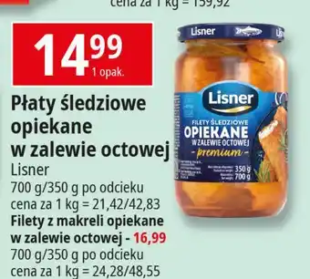 E.Leclerc Filety opiekane z makreli Lisner oferta