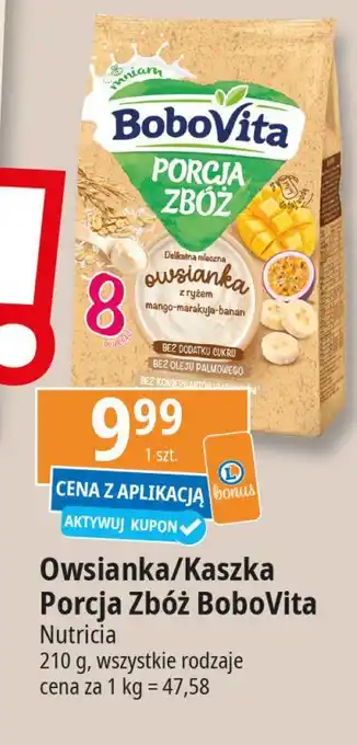 E.Leclerc Owsianka z ryżem mango- marakuja- banan Bobovita Porcja Zbóż oferta