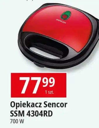 E.Leclerc Opiekacz do kanapek ssm 4304 rd Sencor oferta