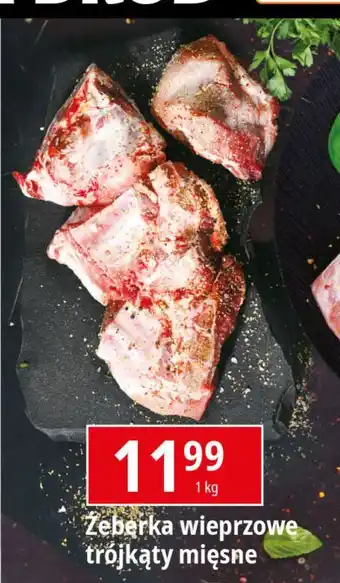 E.Leclerc Żeberka wieprzowe trójkąty oferta