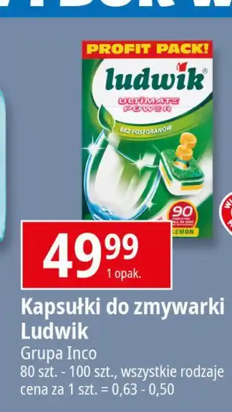 E.Leclerc Tabletki do zmywarki Ludwik Ultimate Power oferta