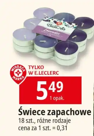 E.Leclerc Pogrzewacze zapachowe lawenda Wiodąca Marka Bien Air oferta