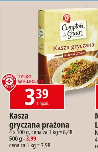 E.Leclerc Kasza gryczana Wiodąca Marka Comptoir De Grain oferta