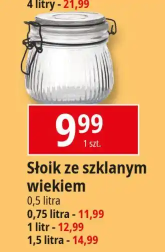 E.Leclerc Słoik szklane wieko 1.5 l oferta