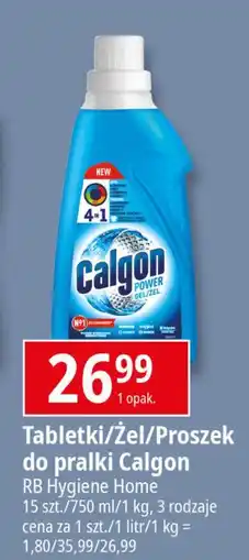 E.Leclerc Tabletki zmiękczające wodę przeciw kamieniowi Calgon oferta