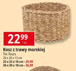 E.Leclerc Kosz z trawy morskiej 30 x 18 cm Tin Tours oferta