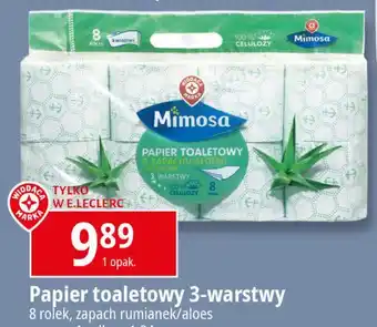 E.Leclerc Papier toaletowy aloes Wiodąca Marka Mimosa oferta