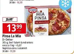 E.Leclerc Pinsa z salami Dr. Oetker oferta