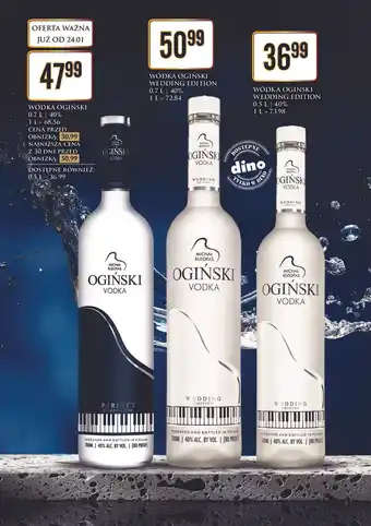 Dino Wódka wedding edition Ogiński Vodka oferta