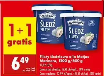 Biedronka Filety śledziowe a'la matjas Marinero oferta