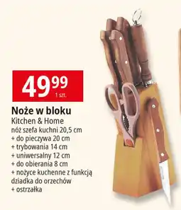 E.Leclerc Noże w bloku Kitchen&Home oferta