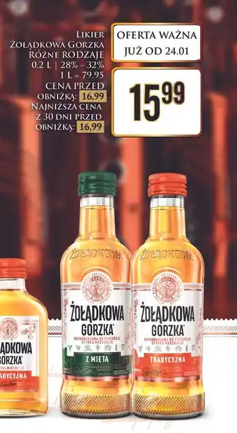 Dino Wódka Żołądkowa Gorzka Tradycyjna oferta