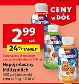 Auchan Napój mleczny Müllermilch oferta