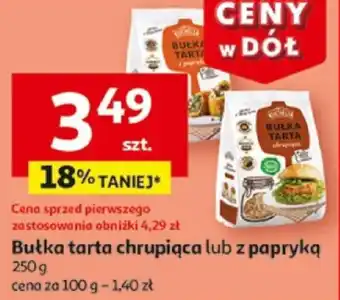 Auchan Bułka tarta chrupiąca lub z papryką oferta