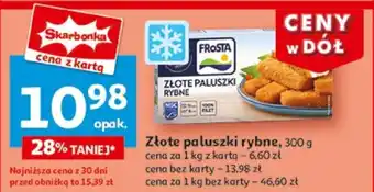 Auchan Złote paluszki rybne Frosta oferta