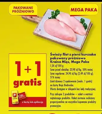 Biedronka Filet z piersi kurczaka Kraina mięs oferta