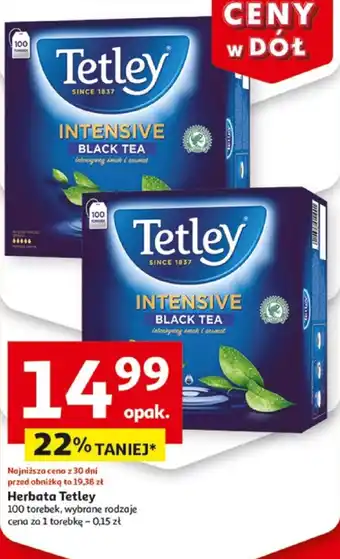 Auchan Herbata Tetley oferta