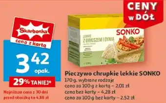 Auchan Pieczywo chrupkie lekkie SONKO oferta