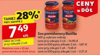 Auchan Sos pomidorowy Barilla oferta