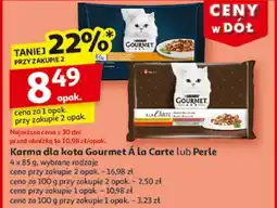 Auchan Karma dla kota Gourmet Á la Carte lub Perle oferta