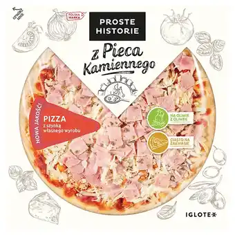 E.Leclerc Proste Historie Z Pieca Kamiennego Pizza z szynką własnego wyrobu 390 g oferta