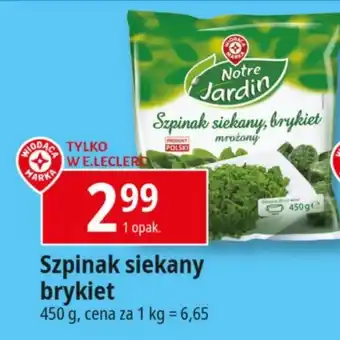 E.Leclerc Szpinak Notre Jardin oferta